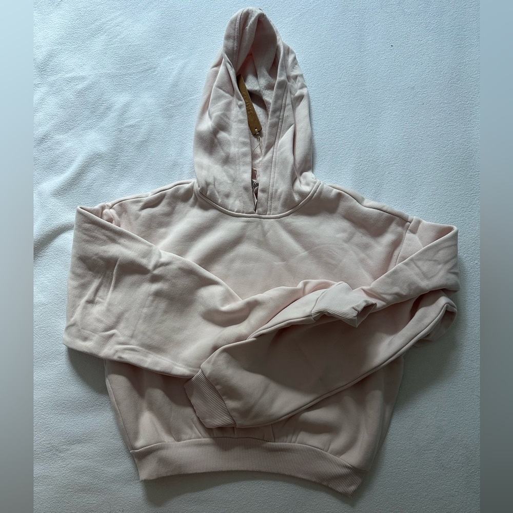 SKIMS Cotton Fleece SHRUNKEN HOODIE - Picture 4 of 5